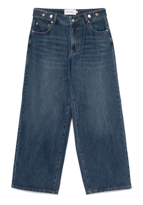 low rise wide leg denim HOUSE OF SUNNY | VOL2431BLUE RINSED